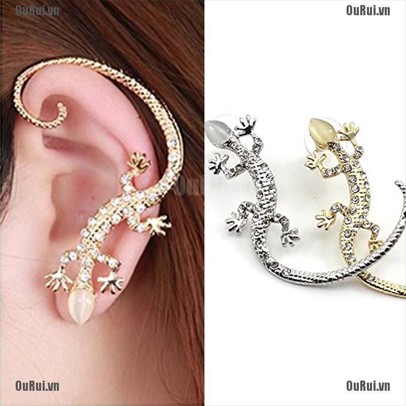 Bông Tai Đính Đá Pha Lê Thời Trang Dành Cho Nữ