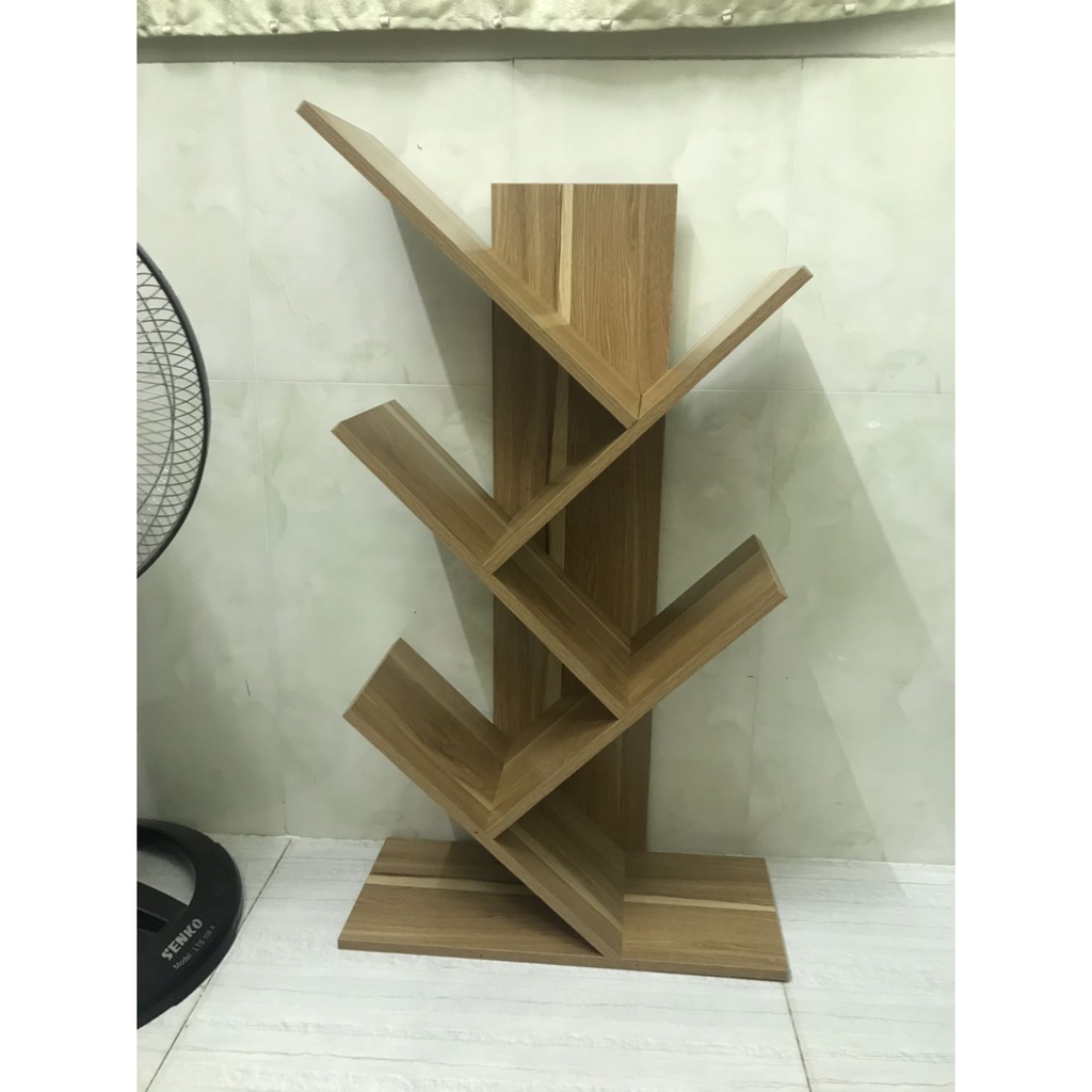 Kệ sách mini xương cá 5 tầng ( thiết kế đơn giản và sang chảnh )