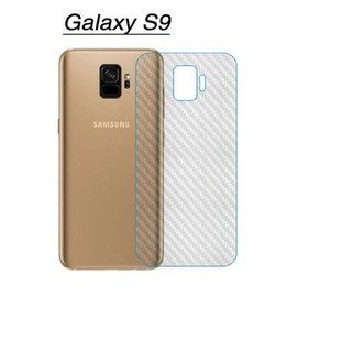 Bộ 3 tấm dán lưng mặt sau vân carbon 3D chống xước cho điện thoại Samsung Galaxy S8, S8+ Plus, S9, S9+ Plus