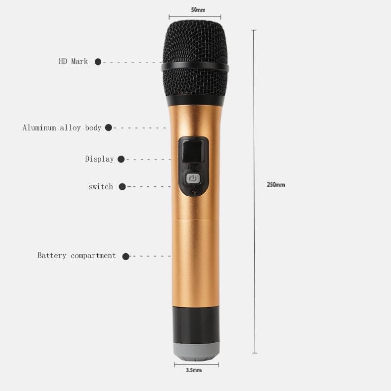 ⚡️CÓ HỎA TỐC⚡️Bộ Loa KARAOKE gia đình Bluetooth  Kèm Micro thép không dây ONTEKCO A300 Siêu trầm cao cấp