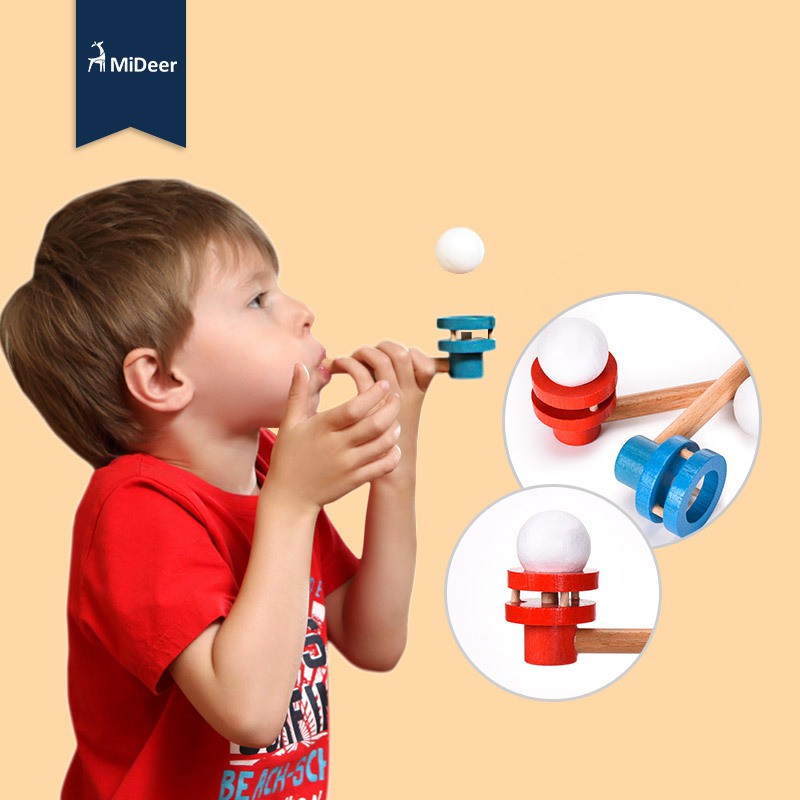 Đồ chơi thổi bóng bằng gỗ mới nhất 2021