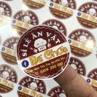 Tem nhãn decal Bé Chúc