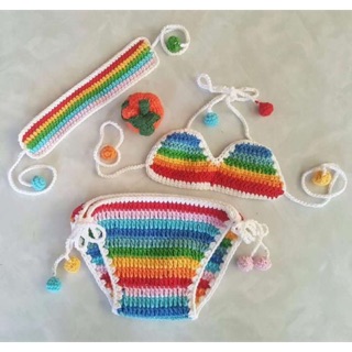Bikini len móc cho bé ( có nhiều mẫu mã khác nhau )