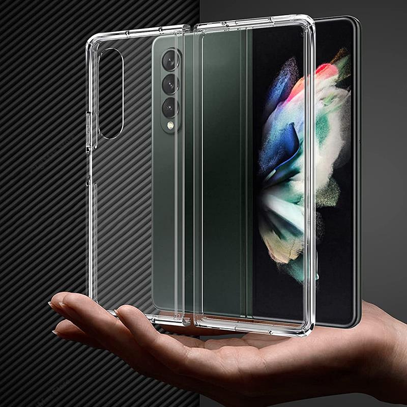 Ốp Điện Thoại PC Cứng Mỏng Trong Suốt Cho Samsung Z Fold 4 4 ZFold3