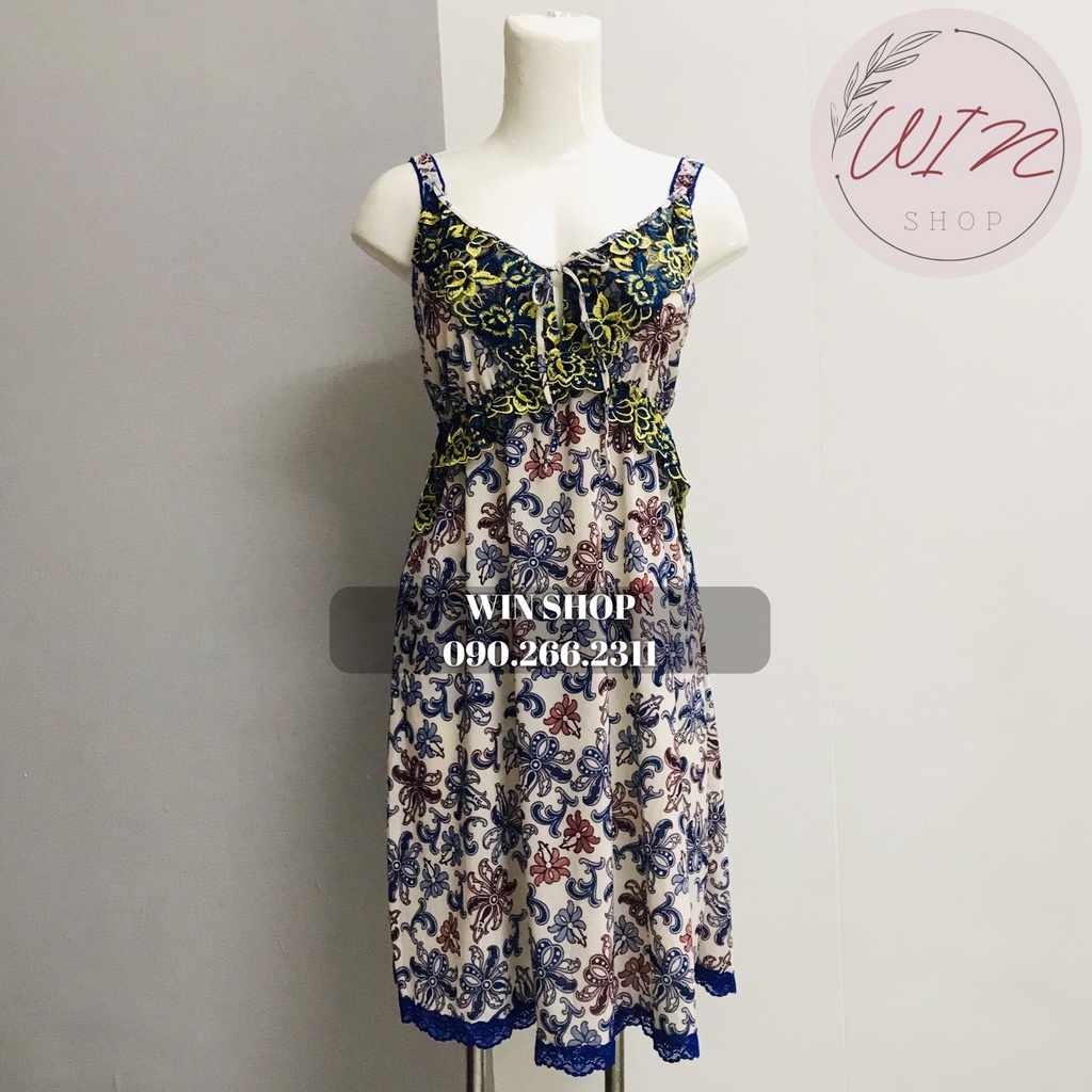 ĐẦM MẶC NHÀ/ NGỦ 2 DÂY CHẤT THUN HÀN QUỐC (XL)