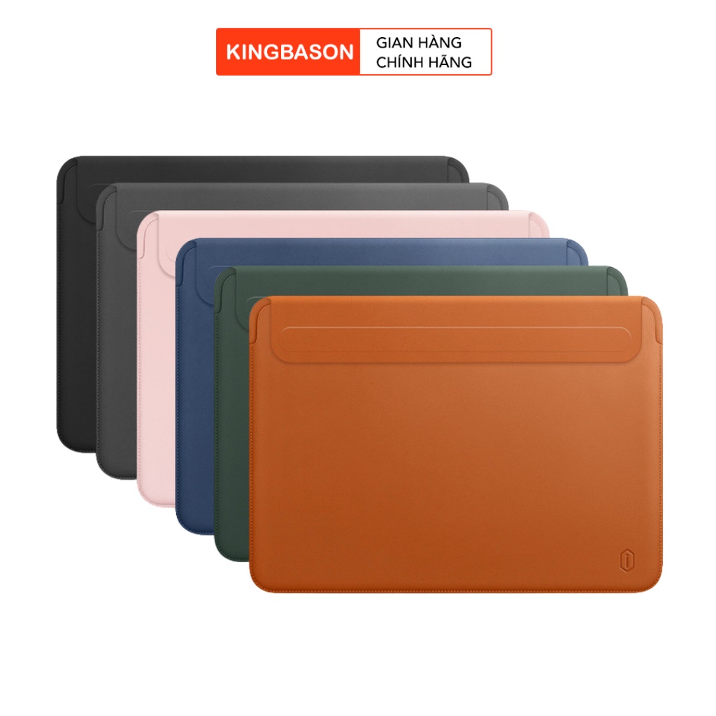 Bao Da Đựng Macsbook Laptop SMTech Wiwu Skin Pro II Tương Thích Mácbook, Surface, Ultrabook 13 inch 15 inch