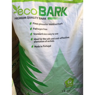 Vỏ thông ecobark nhập khẩu bồ đào nha- 40 lít size 18mm đến 25mm