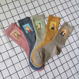 Sét 10 Đôi Vớ Nữ Cổ Cao Nhiều Hình