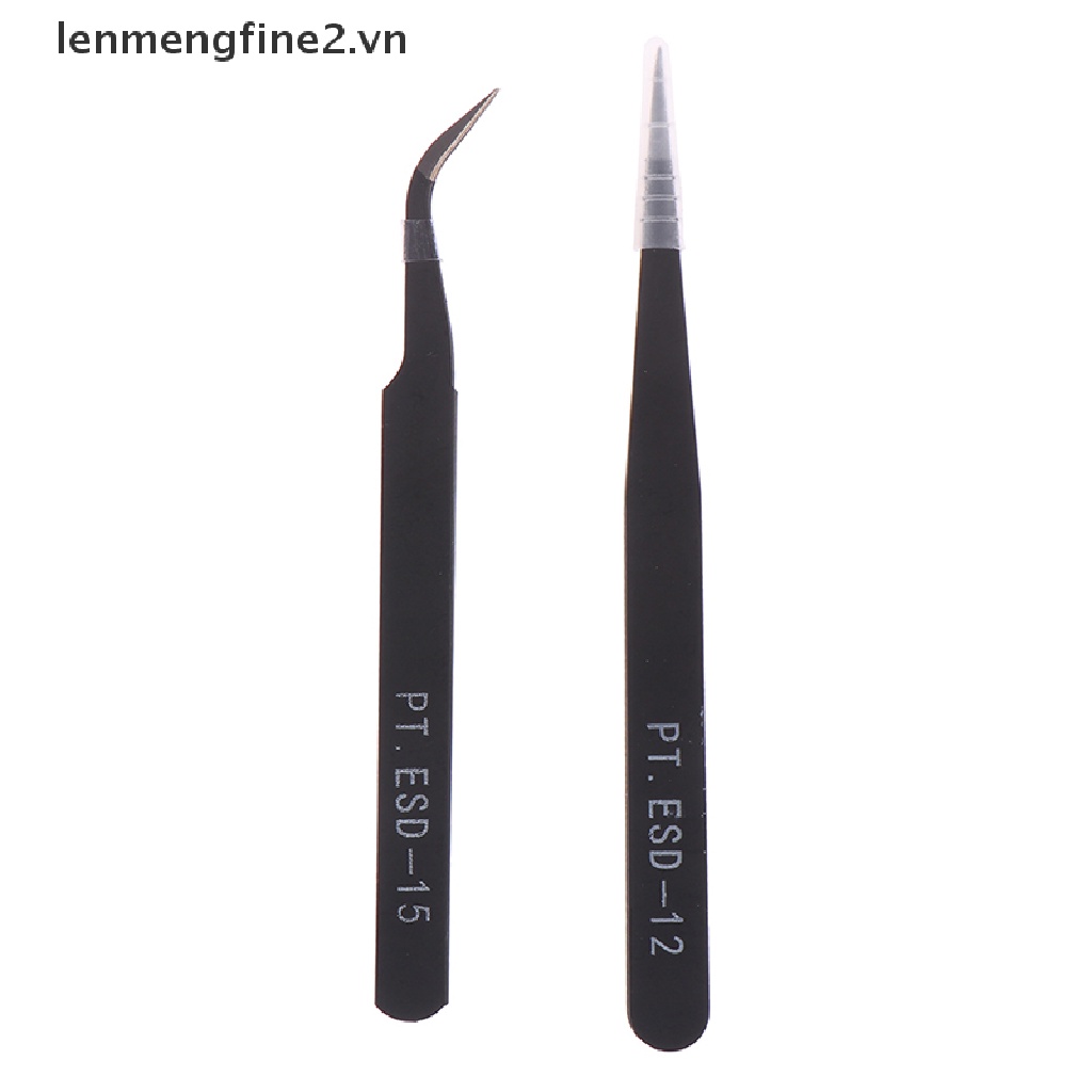 1 Nhíp Công Nghiệp ESD-12 / 15 Bằng Thép Không Gỉ Chống Tĩnh Điện Chéo