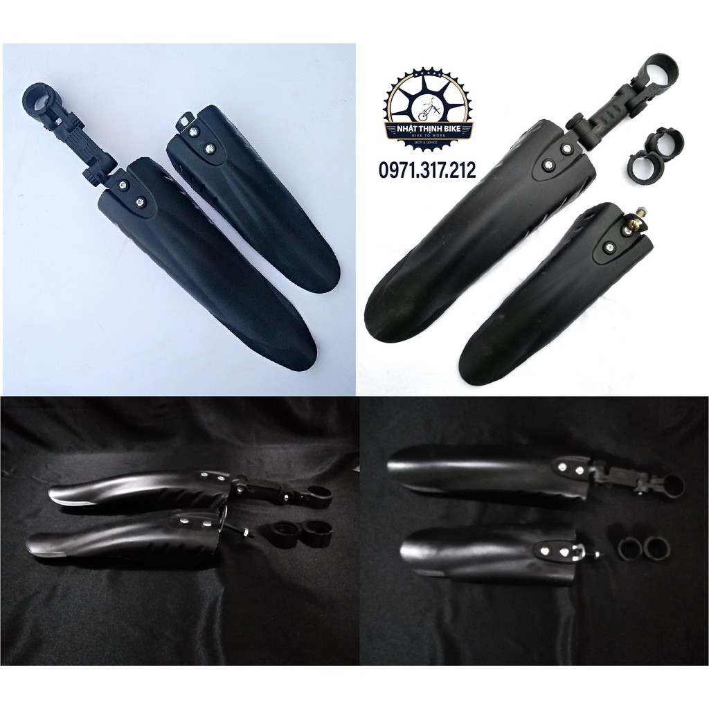 Chắn bùn xe đạp 12" 14" 16" 18" 20" dè xe đạp trẻ em bắt cọc yên