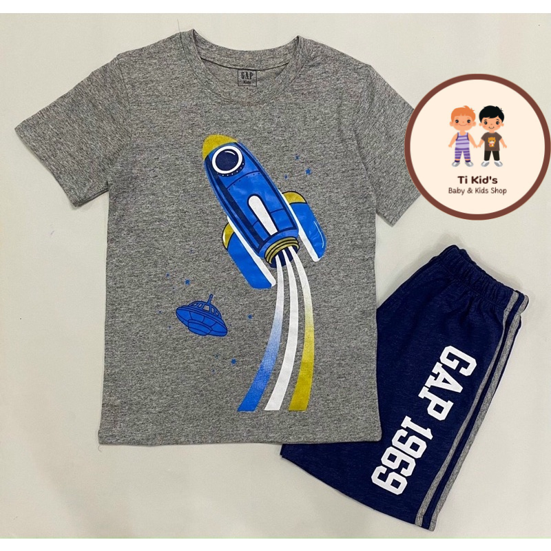 Bộ quần áo cộc tay Gap size đại 100% cotton