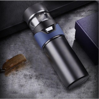 Bình nước pha lê có lọc trà, cà phê 450ml cao cấp tiện lợi