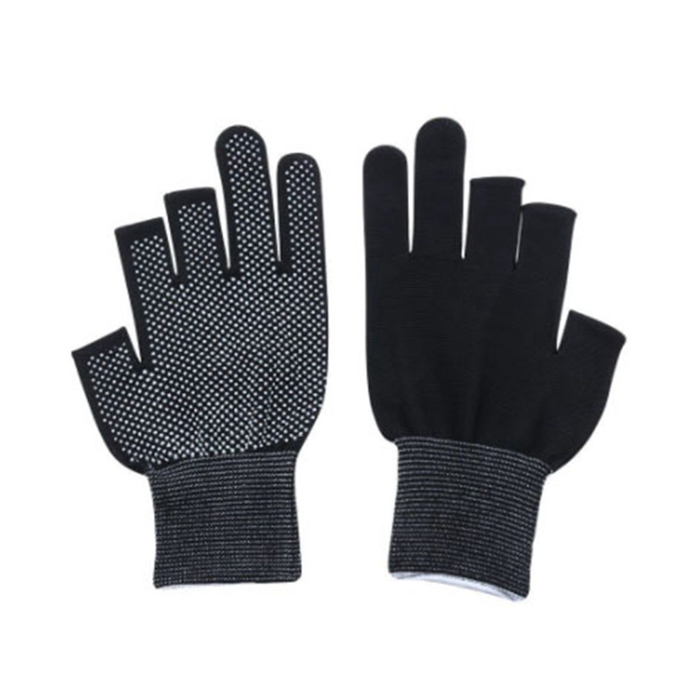 Găng tay nylon hở ngón chống nắng chống trượt nhiều màu năng động thoải mái cho cả nam và nữ khi chạy xe đạp