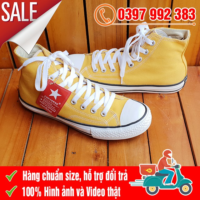 [MIỄN PHÍ SHIP 1970S] Giày Thể Thao CV 1970s Vàng Cổ Cao Nam Nữ | BigBuy360 - bigbuy360.vn