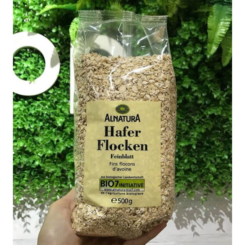 Yến mạch Bio Alnatura Đức 500gr date 2023