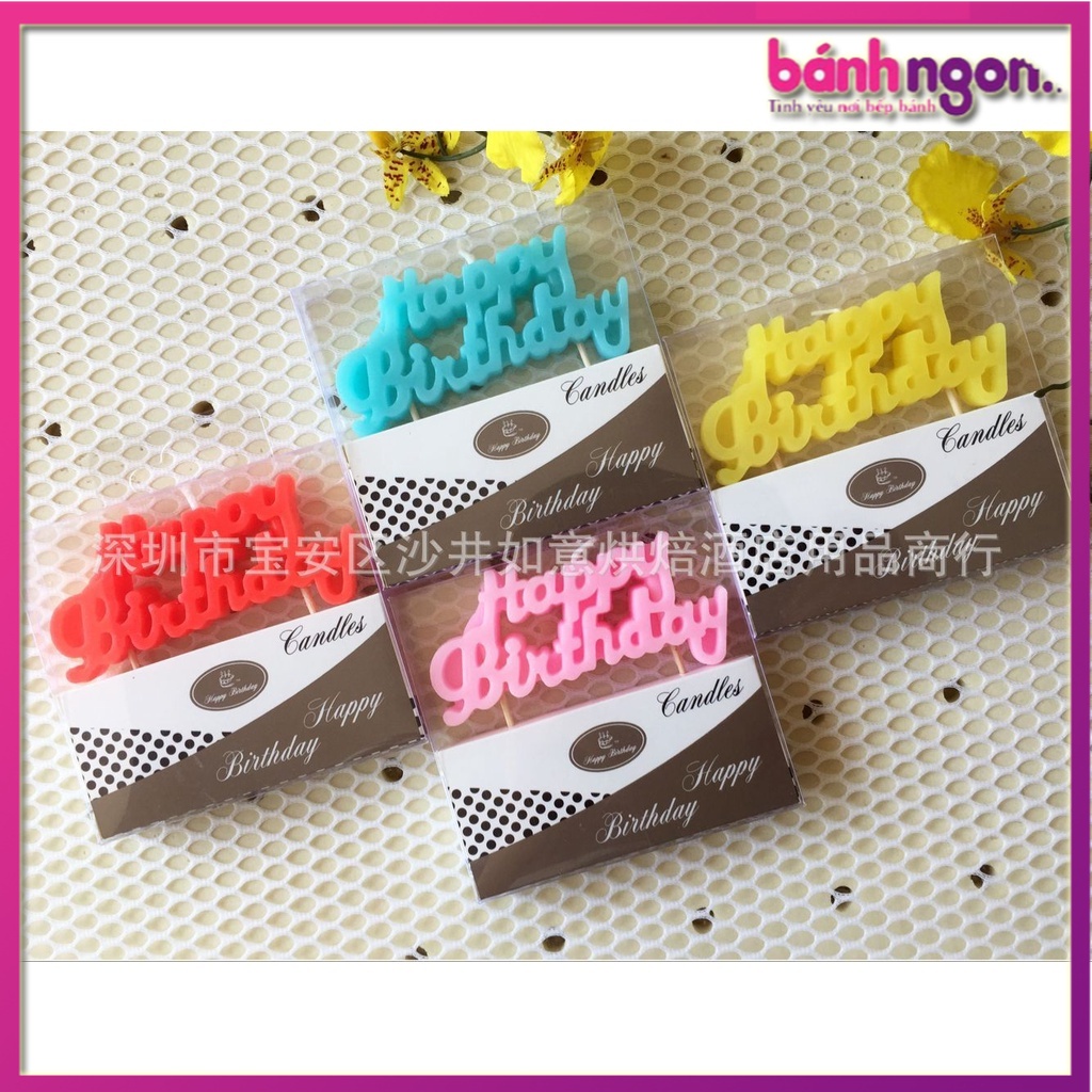 Nến Sinh Nhật Chữ Liền Happy Birthday