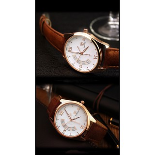 Đồng Hồ Nam Dây Da Yazole 337