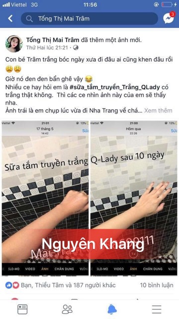 Sữa tắm trắng Q lady