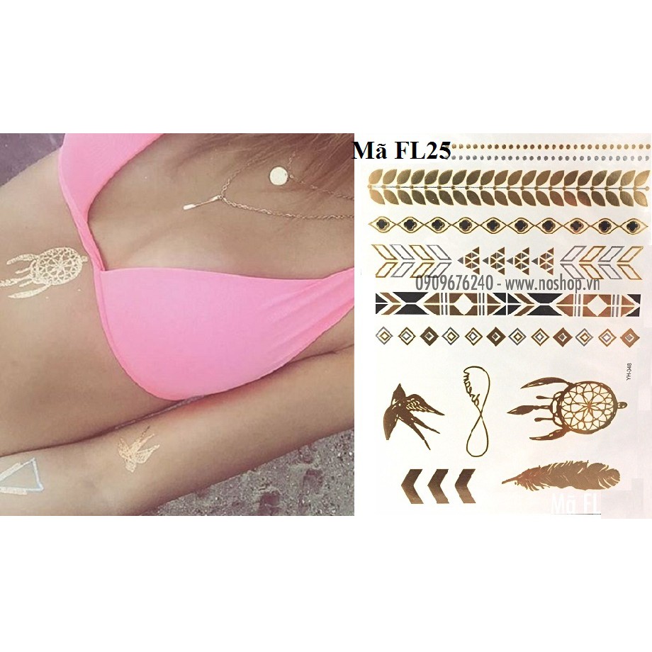 Xăm ánh kim - Flash Tattoo FL25