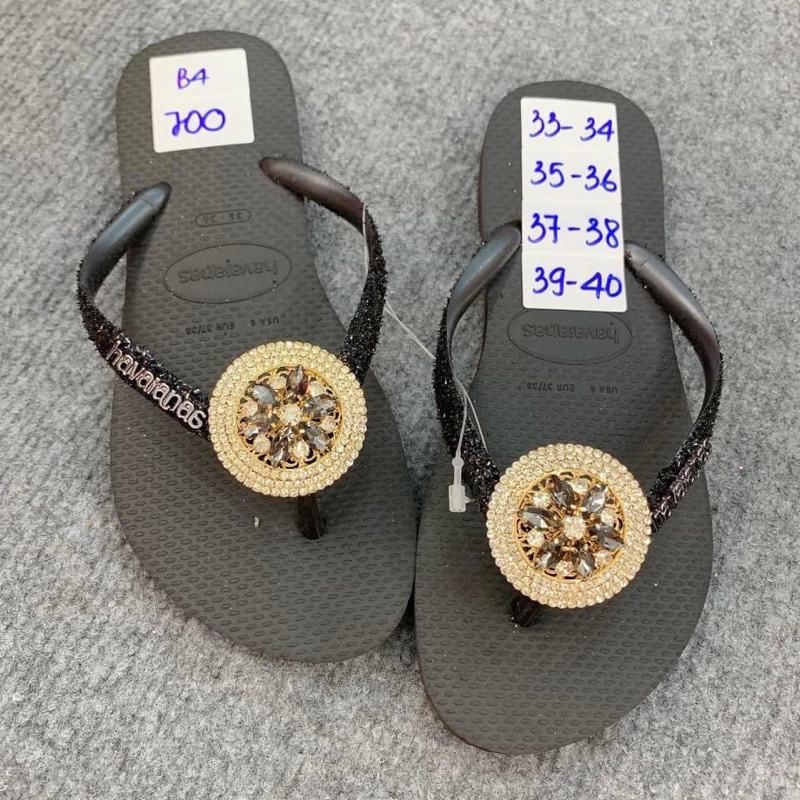 Dép HVN SLIM + TRÒN ĐEN, TRÒN TRÀ