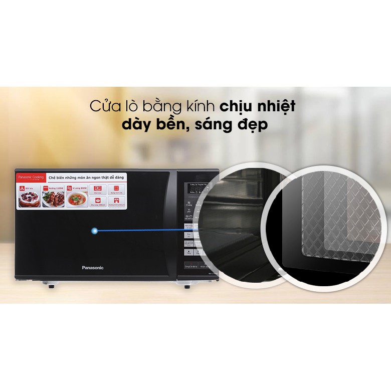 Lò vi sóng có nướng Panasonic NN-CT36HBYUE 23L - Hàng Chính Hãng