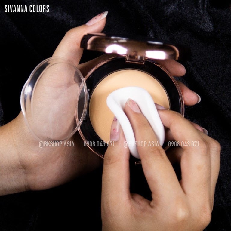 (Auth Thái) Phấn Nền Kiềm Dầu Chống Nắng Sivanna  Sivanna Pro Matte Silky Compact Foundation  HF2008