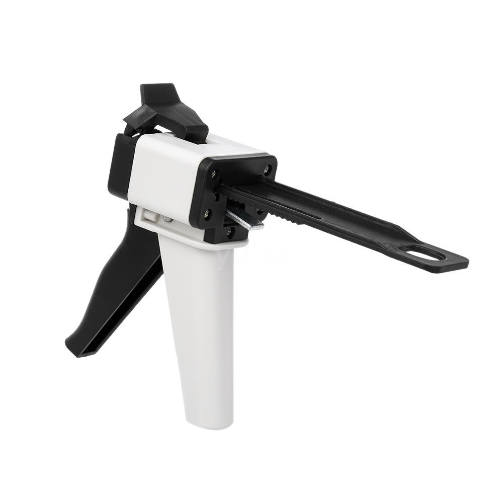 YULA Ratio Dental Impression Mixing Dispensing Universal Dispenser Gun Silicon Rubber Dispenser Gun10:1/4:1 50ml