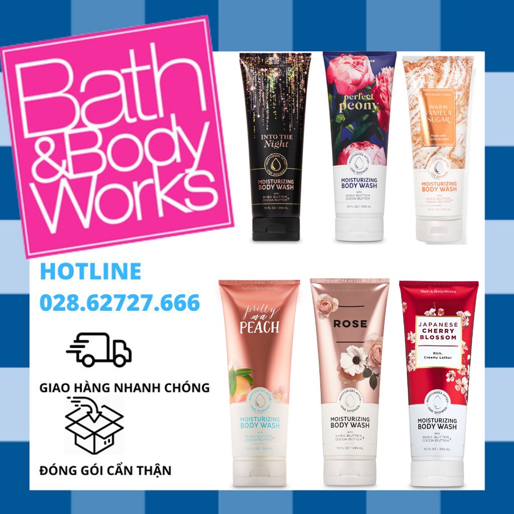 Kem Tắm Dưỡng Da Toàn Thân Bath And Body Works Body Wash (296ml)