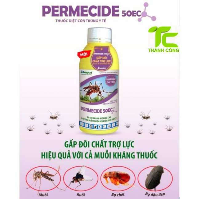 Thuốc diệt bọ đậu đen,muỗi Permecide 50EC 100ml Ấn Độ