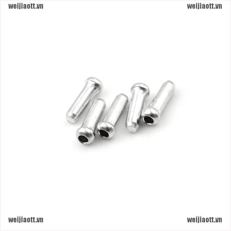 Set 100 đầu bịt dây phanh xe đạp bằng nhôm bền bỉ