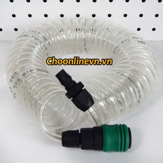 Dây hơi xoắn 6m, 9m, 12m,15m việt nam chất lượng loại 8