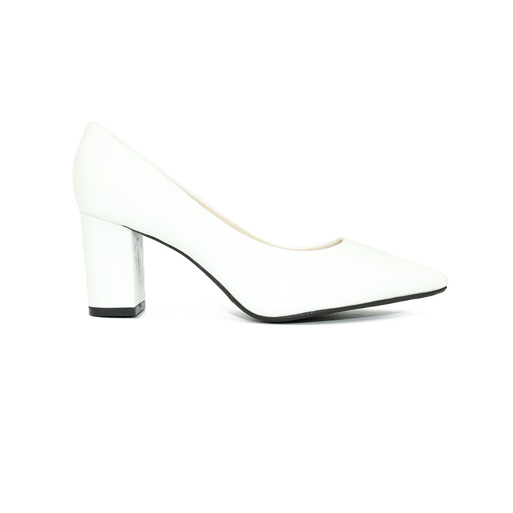 Giày cao gót 7p đế vuông mũi nhọn da mềm chuẩn VNXK HANO 2677