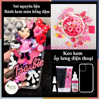 DIY Set Nguyên Liệu Tự Làm Ốp ĐIện Thoại Cream Glue