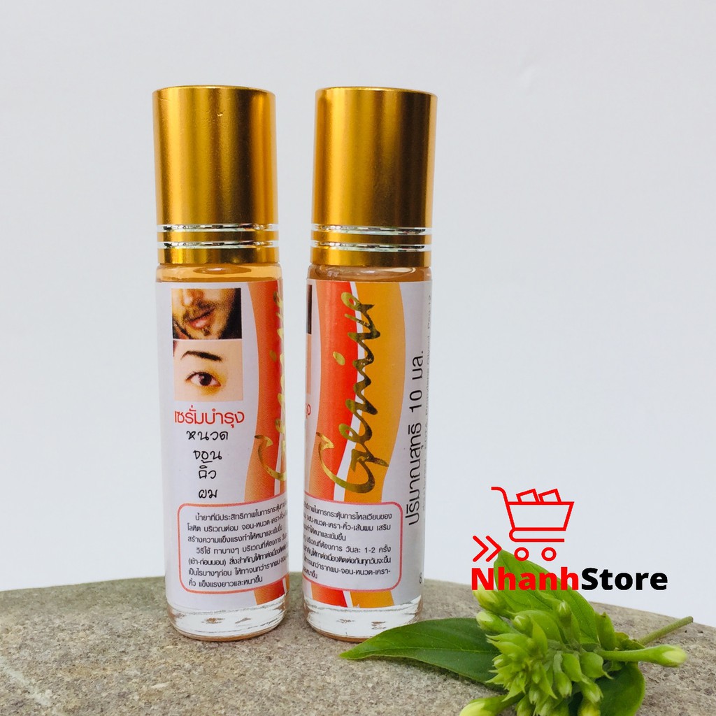 Serum kích thích mọc râu mọc lông mi mọc lông mày Genive 10ml