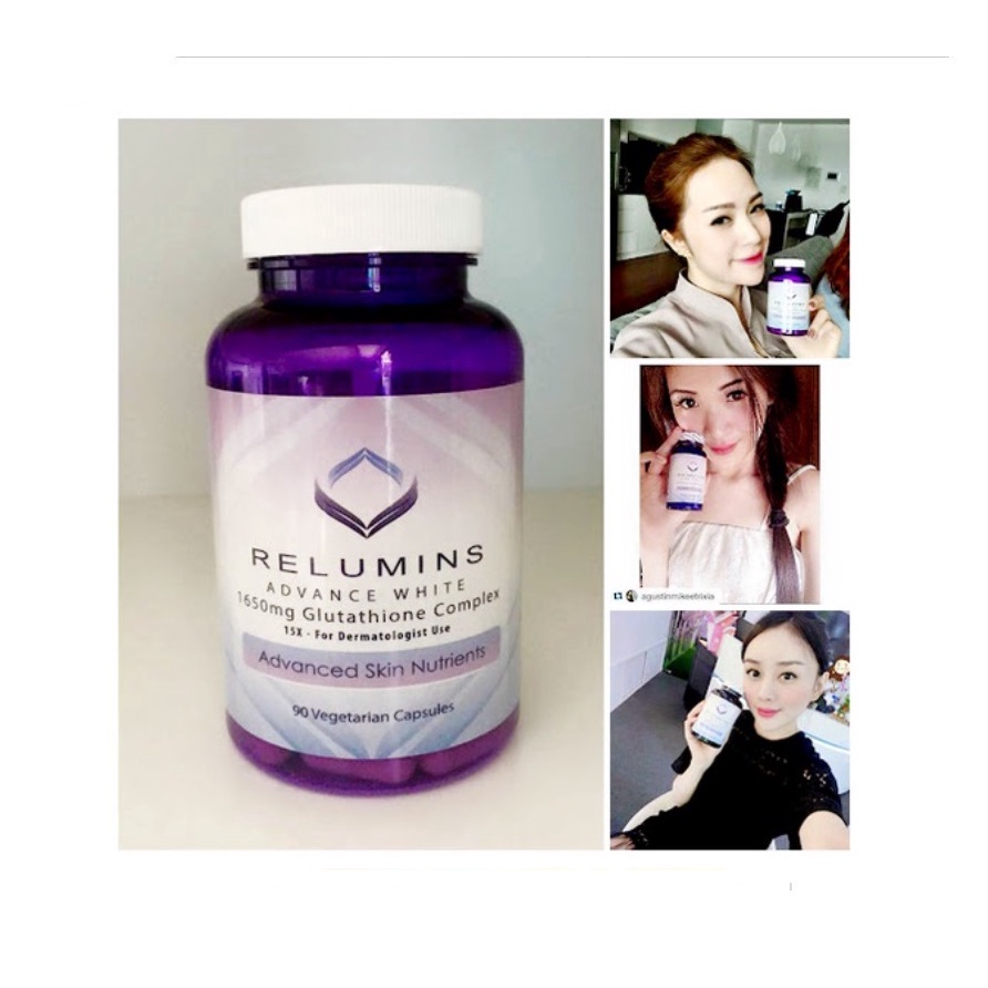 Viên Uống Trắng Da Relumins Advance White 1650 mg hộp 90 Viên của Mỹ