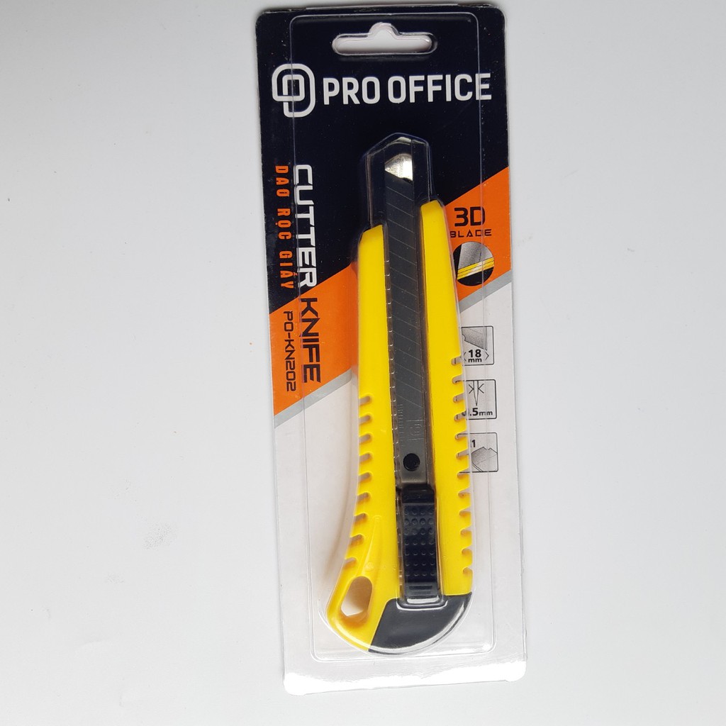 Dao rọc giấy PRO-OFFICE KN202 18mm - 2 lưỡi