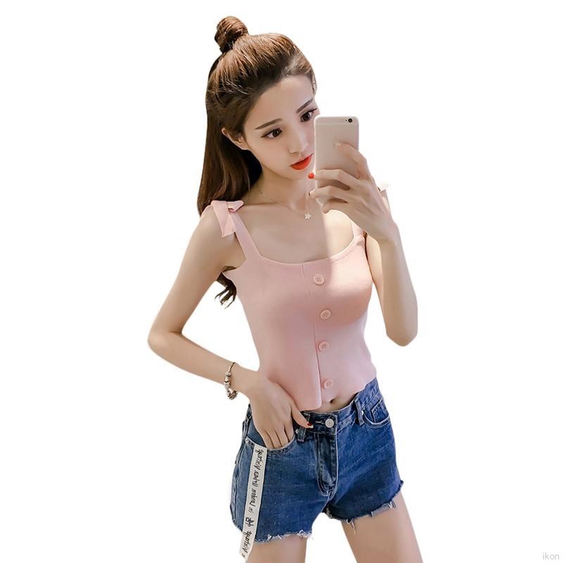 Áo hai dây phong cách Hàn Quốc cho nữ