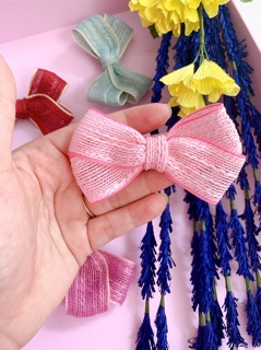 Kẹp mái nơ ruy-băng handmade