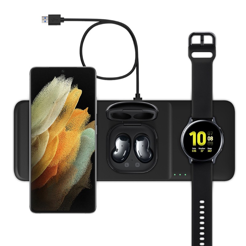 Đế Sạc Không Dây 3 Trong 1 Cho Điện Thoại Samsung