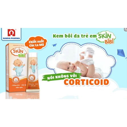 Kem bôi hăm, ngứa Skin BiBi tuýp 20g chính hãng Nam Hà