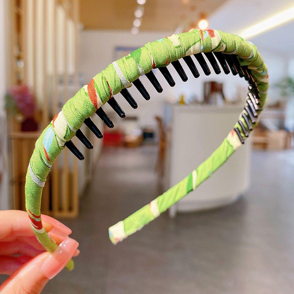 Băng Đô Cài Tóc Răng Cưa In Họa Tiết Hoa Nhiều Màu Sắc 26Ede Quà Tặng Cho Bé