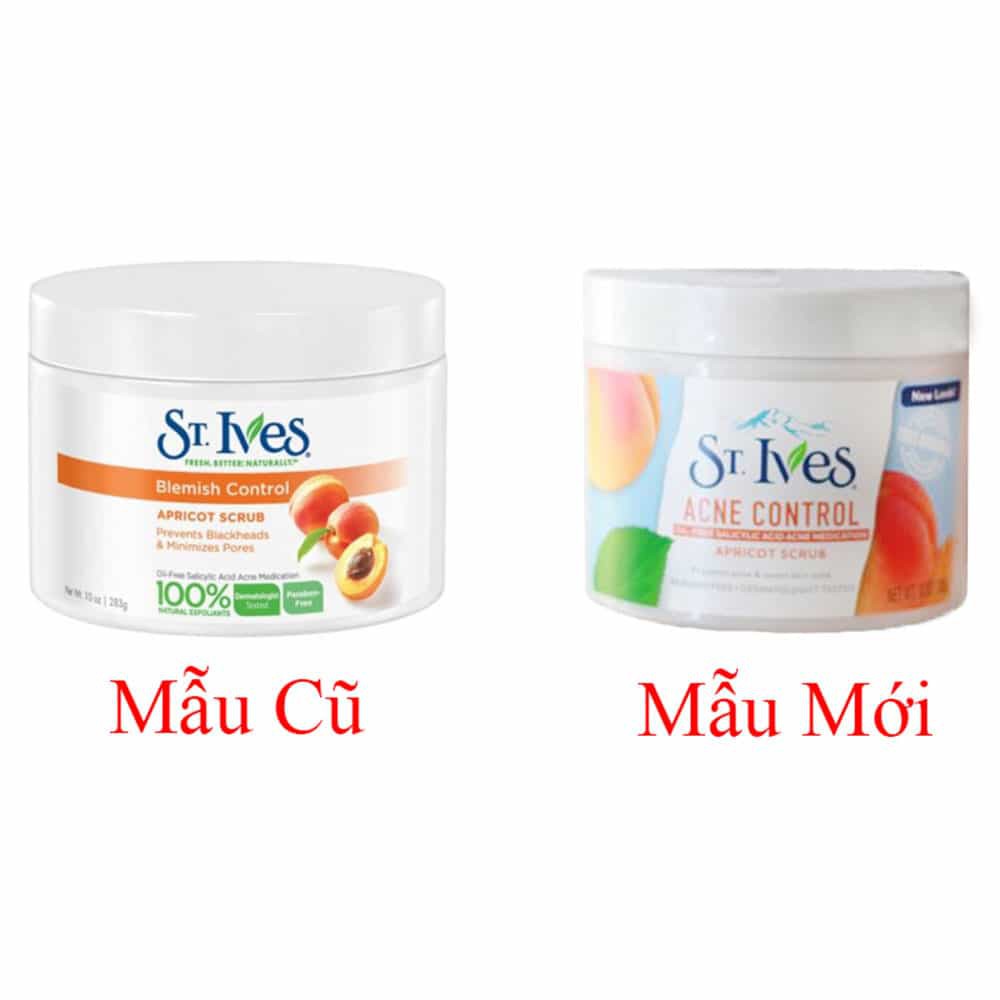 Tẩy Tế Bào Chết ST.IVES Acne Control Apricot Scrub (283g)