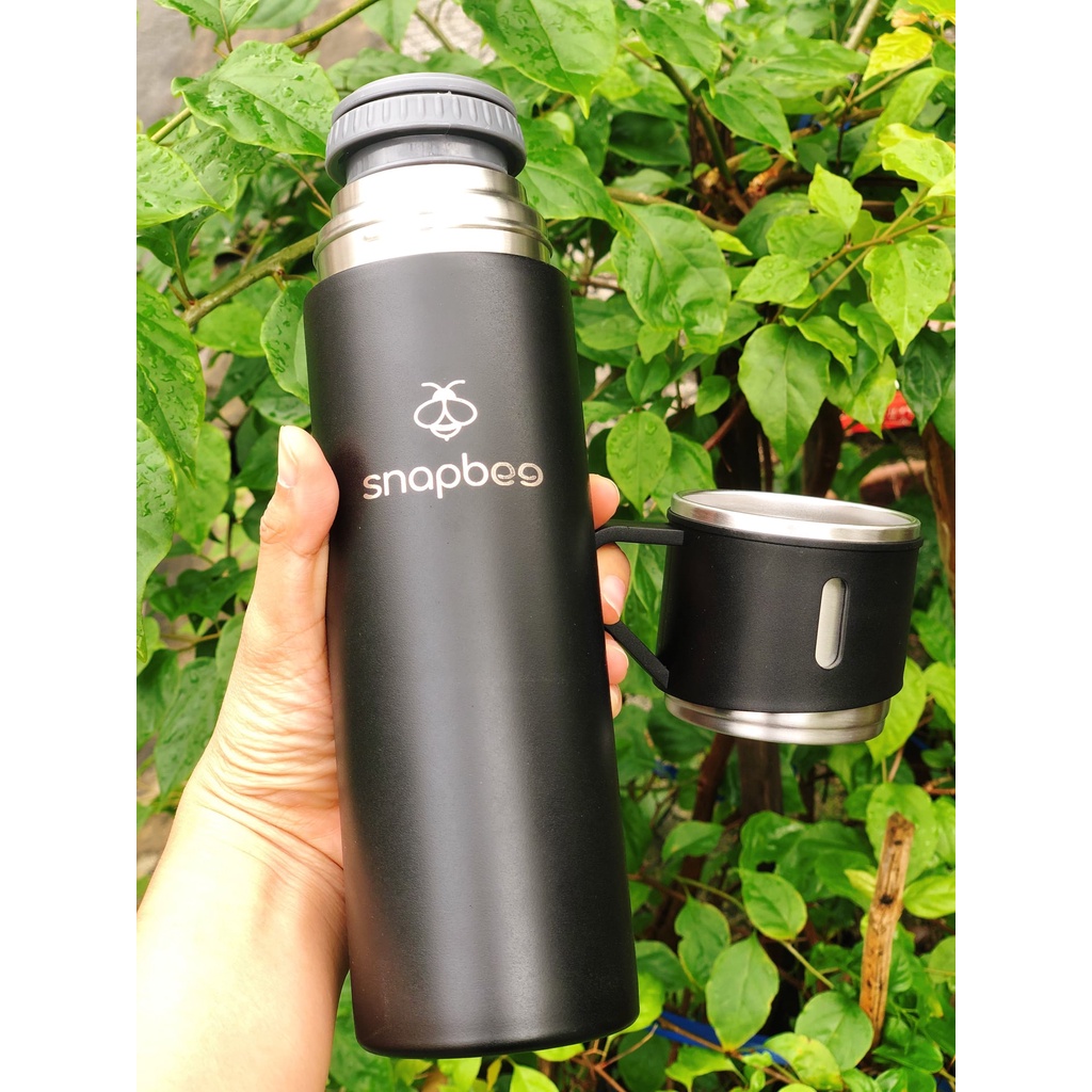 Bình giữ nhiệt 500 ml cao cấp Snapbee inox 304 chống gỉ quai cầm tiện lợi