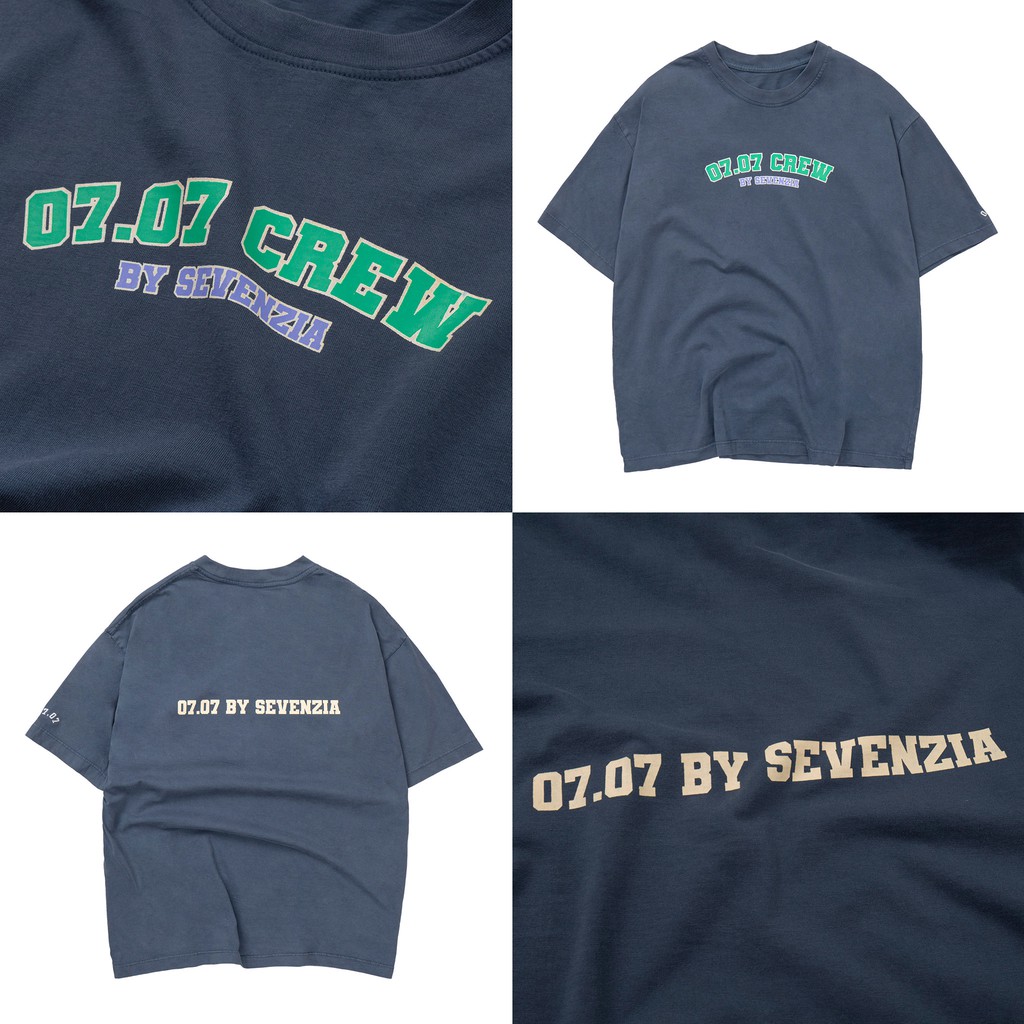 Áo thun pigment dyed 07.07 CREW | BigBuy360 - bigbuy360.vn