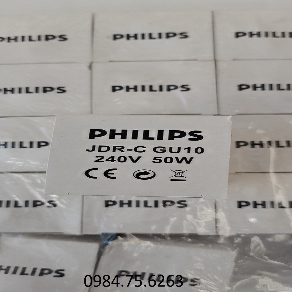Bóng đèn đốt nến - Bóng Đèn halogen chén PHILIPS 220V 50W GU10