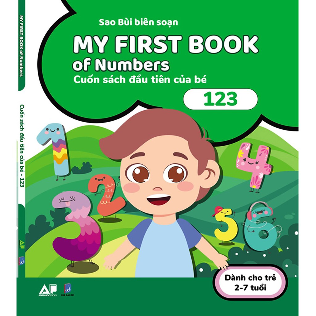 Sách - My First Book Of Numbers - Cuốn Sách Đầu Tiên Của Bé 123 Số đếm