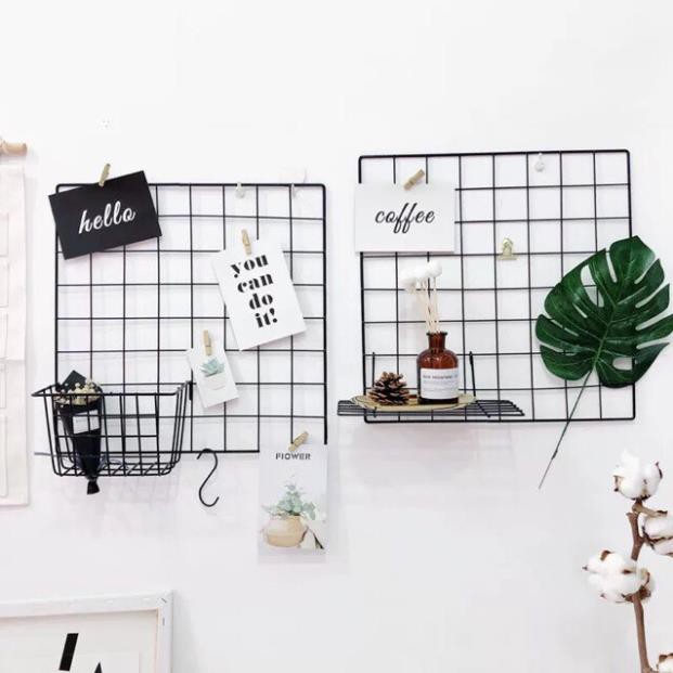 XẢ KHO Phụ kiện Rổ giá lưới trang trí siêu HOT