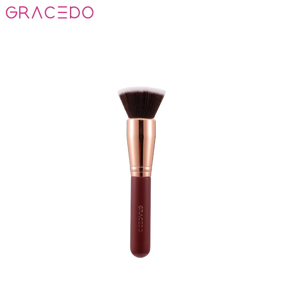 GRACEDO 1 Cọ trang điểm chi tiết vàng nâu đỏ nhiều loại tuỳ chọn
