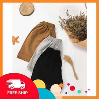 Quần sooc đũi xước cho bé trai -S3