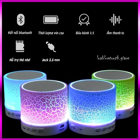 Loa Bluetooth mini led trứng siêu rẻ, Nghe Nhạc, Kết Nối Máy Tính, Điện Thoại, Âm Thanh Hay, Bảo Hành 1 đổi 1